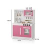 Cozinha Infantil Completa com Geladeira, Pia, Fogão, Forno e Micro-ondas: Rosa - 4