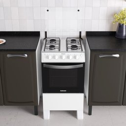 Fogão 4 Bocas Itatiaia Waves New Bivolt Mesa em Inox Branco - 2