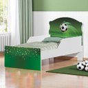 Ver imagem 1 de Cama Infantil Futebol Copa Proteção Lateral Adesivo Uv Brilhante