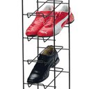Ver imagem 4 de Sapateira Preta Organizadora 6 Pares Suporte Aramado Hall de Entrada Quarto Utimil