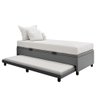 Bicama Box Baú Solteirão 96x188 Cm Samy S05 Sintético Cinza - Mpozenato - 3