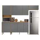Ver imagem 1 de Armário de Cozinha Compacta 6 Portas 1 Nicho Surya