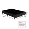 Base Box Unitária para Conjunto King 96x203x27cm New Vip Gazin - 3