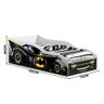 Cama Carro Batman Infantil Preto com Colchão Infantil Gabrielli Móveis - 4