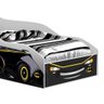 Cama Carro Batman Infantil Preto com Colchão Infantil Gabrielli Móveis - 3