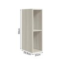 Ver imagem 2 de Armario Aereo Nicho Mdf 20 Cm Kali 12199 Bianco Toq Nicioli