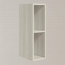 Ver imagem 3 de Armario Aereo Nicho Mdf 20 Cm Kali 12199 Bianco Toq Nicioli