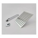 Ver imagem 4 de Ducha Chuveiro Slim Quadrado Metal 30x30cm com Braço de Teto
