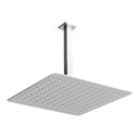 Ver imagem 1 de Ducha Chuveiro Slim Quadrado Metal 30x30cm com Braço de Teto