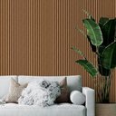 Ver imagem 3 de 10 Placas Autocolante Revestimento de Parede Ripado Mdf Premium