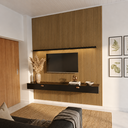 Ver imagem 2 de 10 Placas Autocolante Revestimento de Parede Ripado MDF Premium