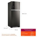 Ver imagem 2 de Geladeira Frost Free Duplex Brastemp Eclipse Collection A+++ 463l Black Inox Fresh Box e Cold Room