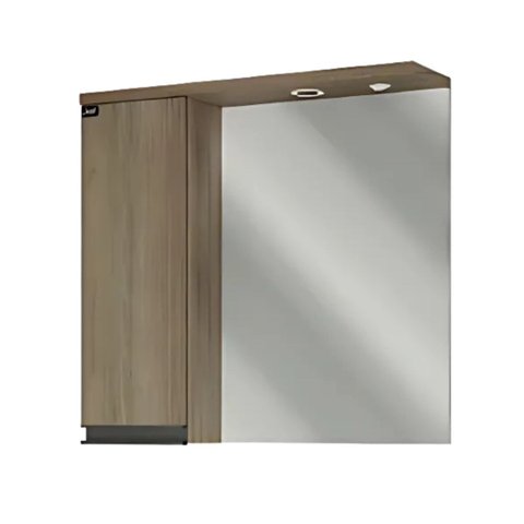 Conjunto Gabinete de Banheiro Lisboa com Cuba e Espelheira:barrique