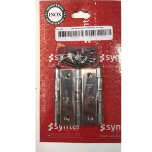 Kit Dobradiça Inox 304 Polido 3 Peças Synter
