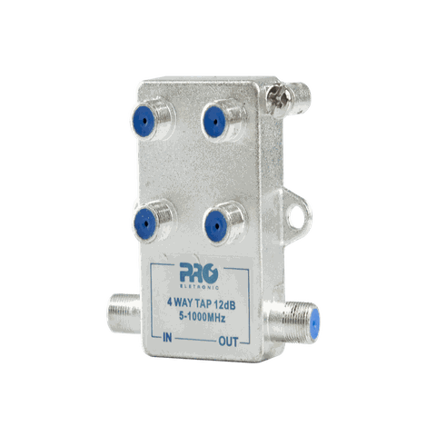 Tomada Tap 1:4 5-1000mhz 12db