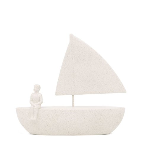 Escultura Barco em Poliresina 23527 Mart