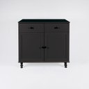 Ver imagem 3 de Aparador Buffet Classico 2 Portas 2 Gavetas 80cm Ditália