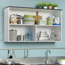 Ver imagem 2 de Armário de Cozinha C/ Vidro 2 Portas 1,20m Branco