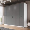 Ver imagem 1 de Guarda Roupa Casal 242,1cm com 6 Portas e 4 Gavetas 240843 Lisboa Politorno Móveis