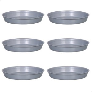Kit 6 Pratos para Vaso Redondo Suporte para Planta 22x3,4cm