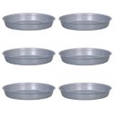 Ver imagem 1 de Kit 6 Pratos para Vaso Redondo Suporte para Planta 22x3,4cm