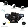 Cadeira Infantil Carro Isofix Murphy 360 Cinza Premium Bebe 0-36kg Premium Baby - 2