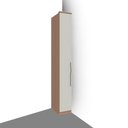 Ver imagem 2 de Guarda Roupa 1 Porta 428mm com Prateleiras Setiba Plus Rimo Carvalho/palha