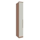 Ver imagem 1 de Guarda Roupa 1 Porta 428mm com Prateleiras Setiba Plus Rimo Carvalho/palha