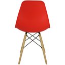 Ver imagem 5 de Kit 8 Cadeiras Charles Eames Eiffel Wood Design Vermelho