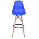 Ver imagem 2 de Banqueta Polipropileno Base Madeira Eiffel 