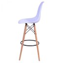 Ver imagem 3 de Banqueta Polipropileno Base Madeira Eiffel