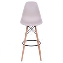 Ver imagem 1 de Banqueta Polipropileno Base Madeira Eiffel 