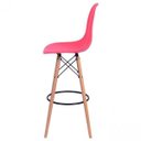 Ver imagem 3 de Banqueta Polipropileno Base Madeira Eiffel