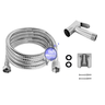 Ducha Higiênica Metal Gatilho Mangueira 1,80 Mt sem Registro Cor:cromado - 2