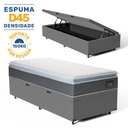 Ver imagem 3 de Cama Box Baú com Colchão de Espuma D45 Pillow Top Fort Comfort Solteiro 88cm