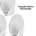 Ver imagem 3 de Gancho Oval com Adesivo Metal P