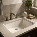 Ver mais imagens de Cuba para Banheiro Caxton Retangular Embutir Porcelana Vitrificada Branca Kohler Brasil