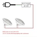 Ver imagem 4 de PAR56 Lâmpada Subaquática AC12V 18LED Piscina Luz Fria/Quente/RGB Impermeável Piscina LED Spotlight 