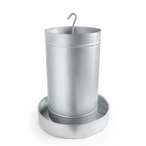 Comedouro Tubular para Frango de Chapa Galvanizada Olibox