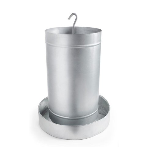 Comedouro Tubular para Frango de Chapa Galvanizada Olibox
