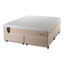 Ver mais imagens de Cama Box Queen Alford Silver com Colchão Molas Ensacadas 158x198x66 Bege