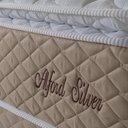 Ver imagem 6 de Cama Box Queen Alford Silver com Colchão Molas Ensacadas 158x198x66 Bege