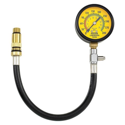 Medidor de Compressão de Motores de Mangueira Flexível 0 a 300 Psi - 79-033 - Stanley Medidor Flex.c
