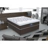 Cama Box Casal + Colchão Molas Ensacadas D28 Marrom Gazin New York 65x138x188 - 1