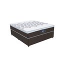 Ver imagem 2 de Cama Box Casal + Colchão Molas Ensacadas D28 Marrom Gazin New York 65x138x188