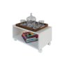 Mesa de Centro Com Rodinhas Sala de Estar - Compmovel - 1
