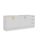 Ver imagem 4 de Cozinha Modulada 2 Peças 2 Balcões sem Tampo Marselha CabeCasa MadeiraOriginals