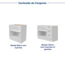 Ver imagem 7 de Cozinha Planejada 2 Peças 2 Balcões sem Tampo Marselha CabeCasa MadeiraOriginals Branco