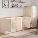 Ver imagem 3 de Cozinha Modulada 2 Peças 2 Balcões sem Tampo Marselha CabeCasa MadeiraOriginals