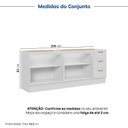 Ver imagem 6 de Cozinha Planejada 2 Peças 2 Balcões sem Tampo Marselha CabeCasa MadeiraOriginals Branco